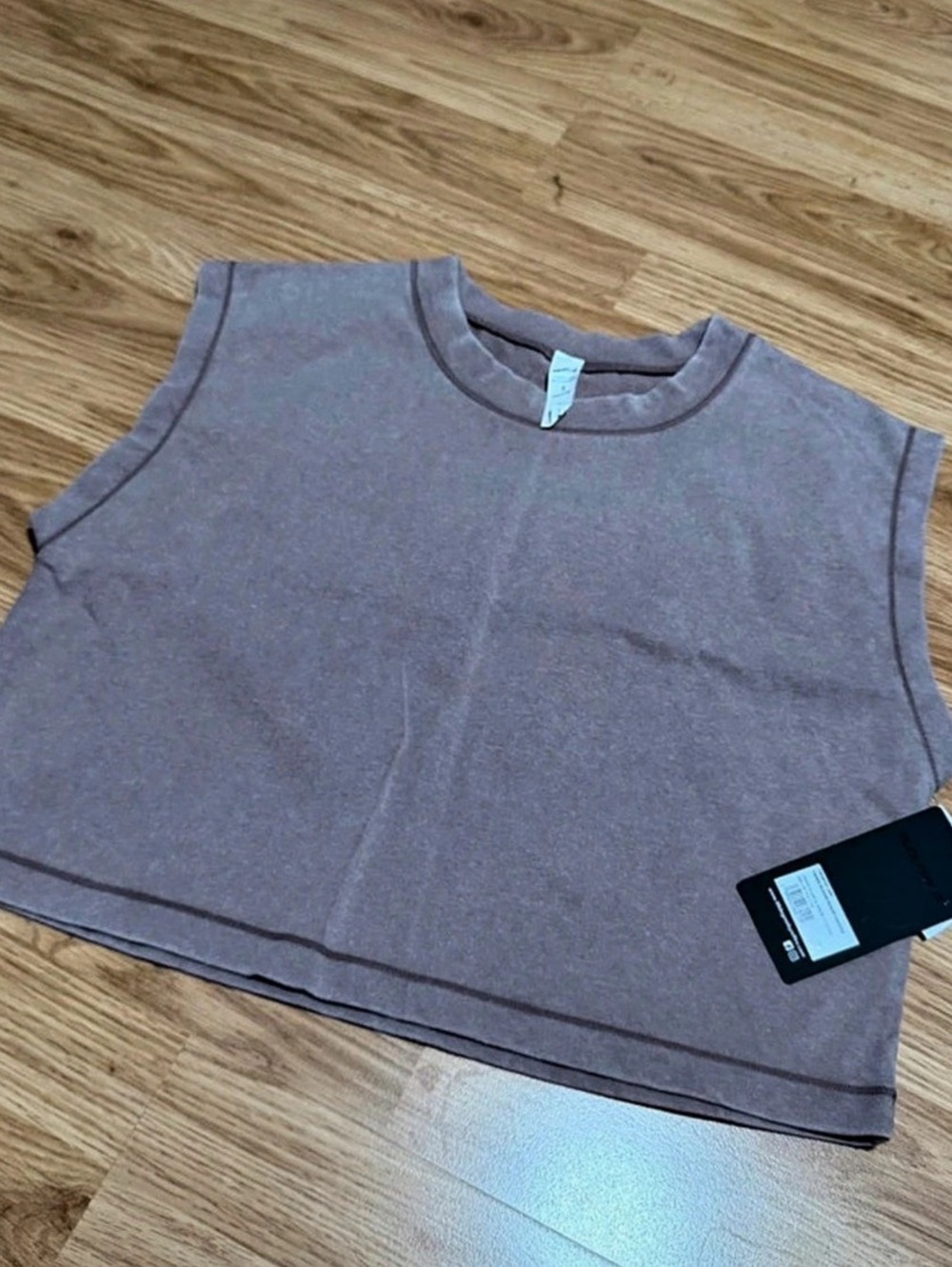 90 Degree by Reflex Cropped Tank Top in Mauve Size Small NWT